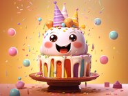 Premium AI Image Baby Birthday