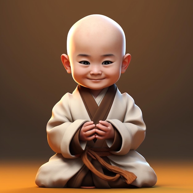 Baby Buddha Poster