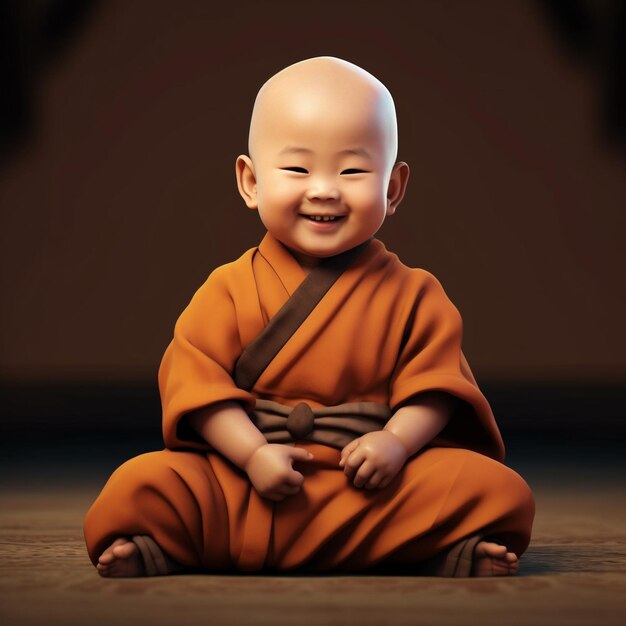 Baby Buddha Poster