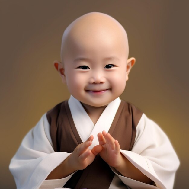 Baby Buddha Poster