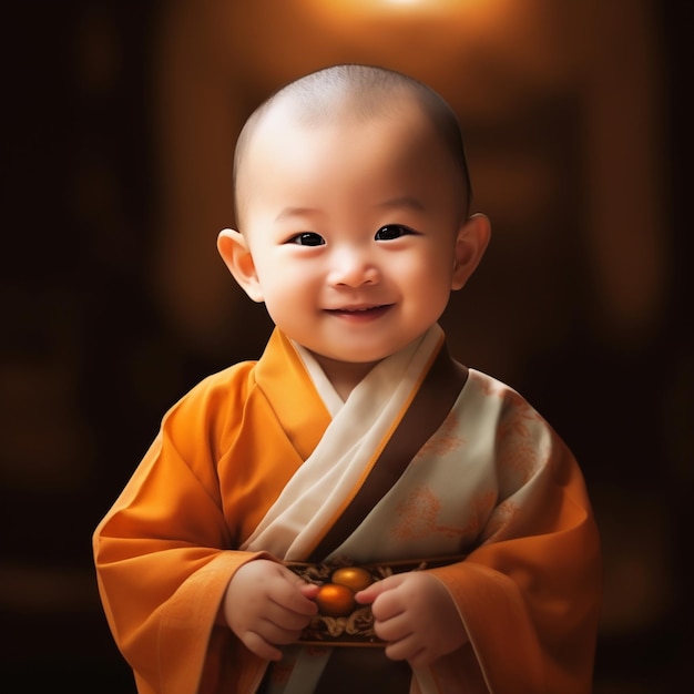 Baby Buddha Poster