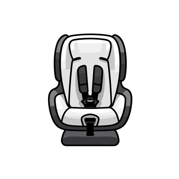 Photo baby car seat icon