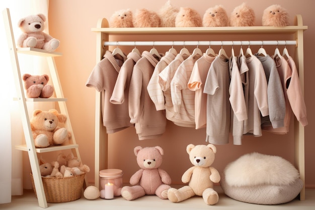 Baby clothes toy and accessories professional advertising photography