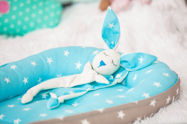 baby cocoon and toy Rabbit Comforter