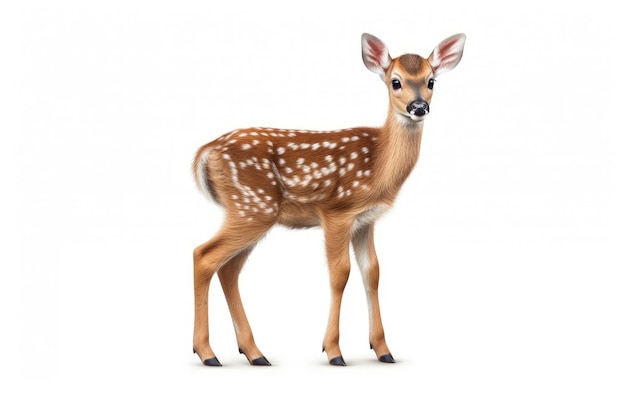 Photo baby deer isolated on transparent background