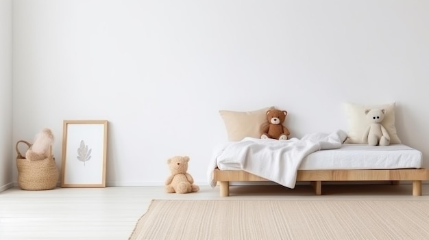 Foto baby interior design blu