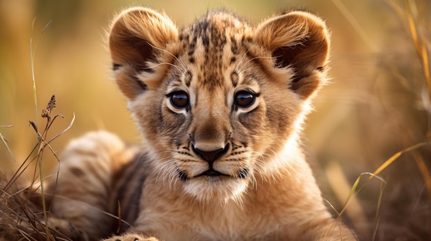 baby lion