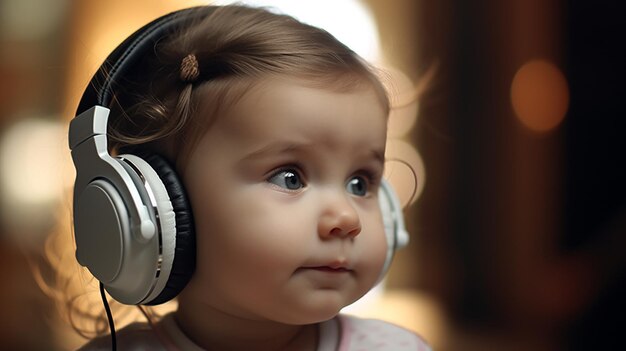 Baby listen to music generative ai