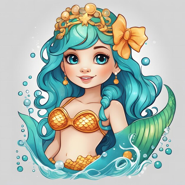 Photo baby mermaid