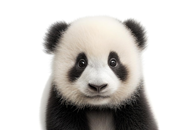 Baby panda portrait Generative AI illustration