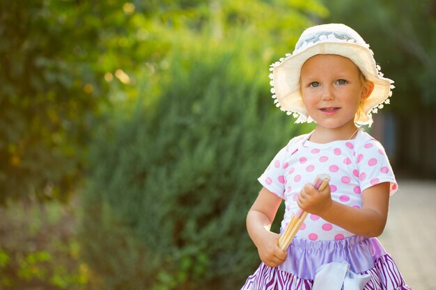 Baby playing in the park