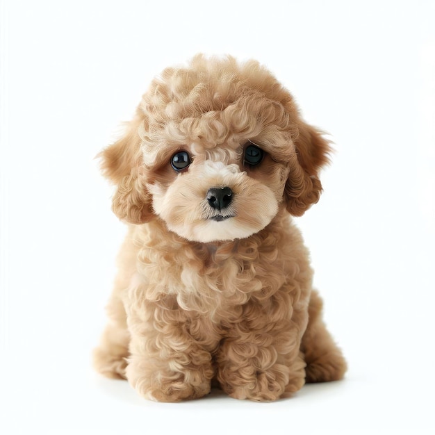 Baby Poodle's Sweet Moments Generative AI