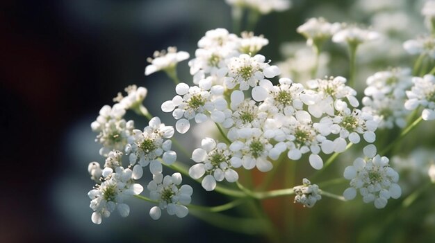 Baby's Breath Flower Beautifully Bloomed Generative AI