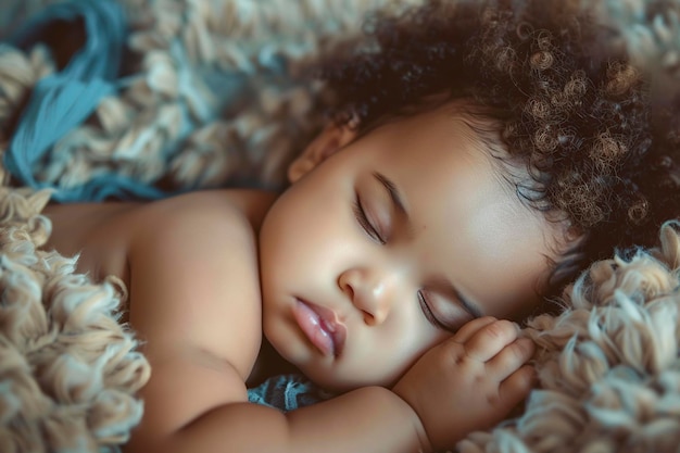 Baby Sleeping in Basket