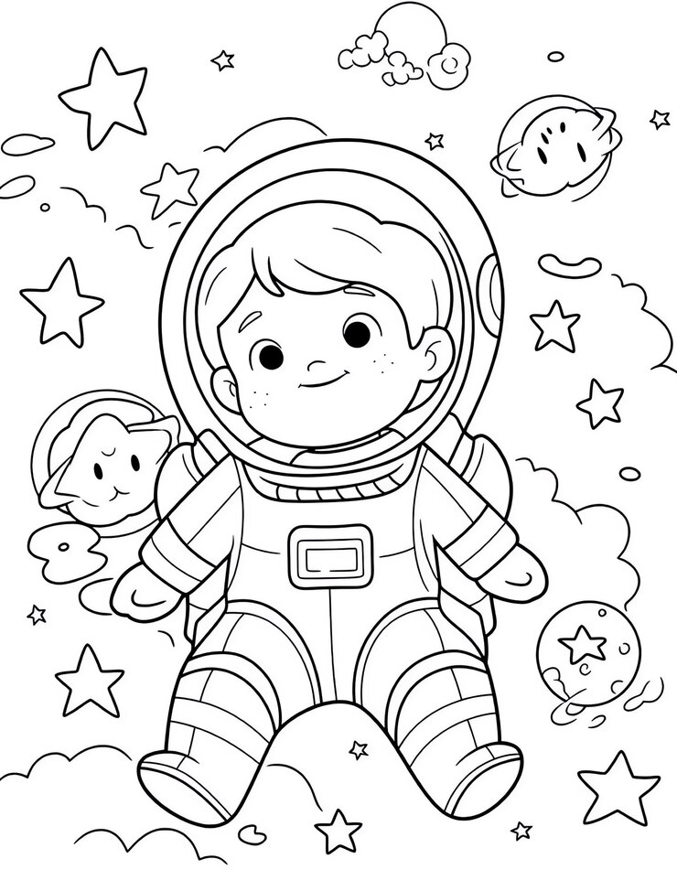 Photo スペーススーツを着たベビー