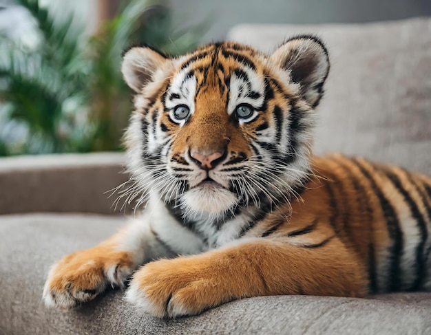 a baby tiger