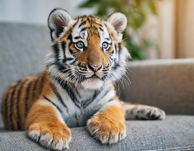 a baby tiger