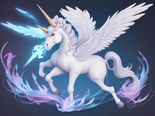 baby unicorn with wings