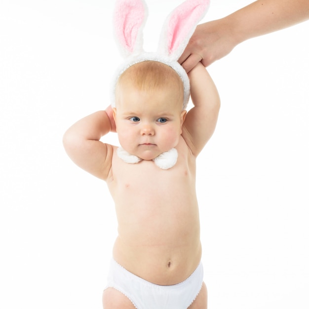 Baby with Bunny Ears