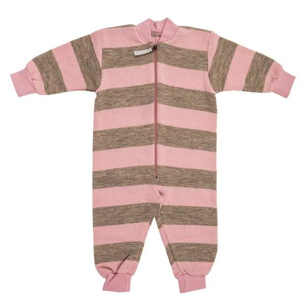 Baby wollen kleding geïsoleerd op witte achtergrond