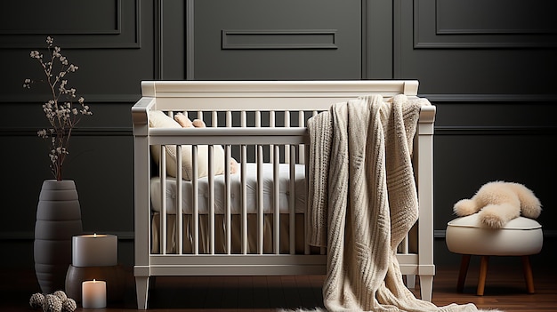 Babybed in klassieke stijl