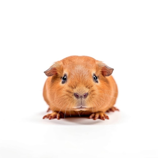 Babycavia geïsoleerd op witte generatieve AI