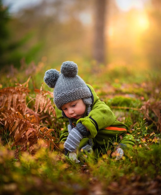 Foto babyfoto's baby schattige baby