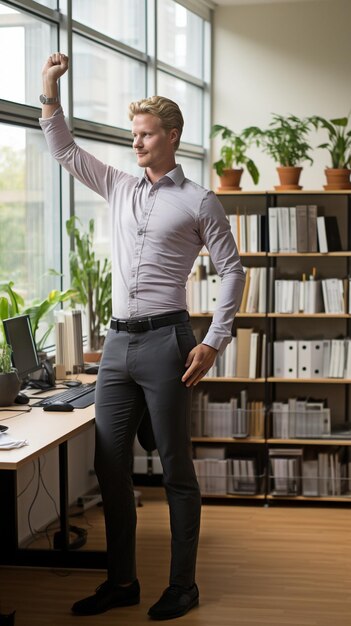 Back Ache Poor Posture Woman Seated