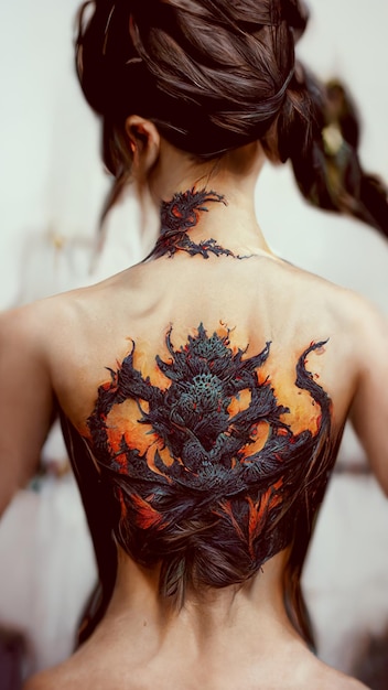 60 Dragon Back Tattoo Designs For Men  Breath Of Power