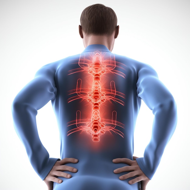 Back Pain Discomfort from Strain or Injury