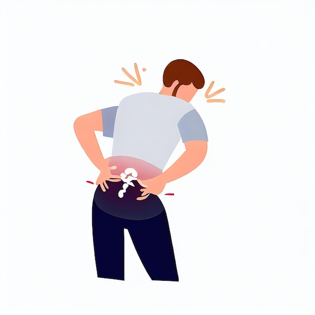 Back Pain Discomfort from Strain or Injury