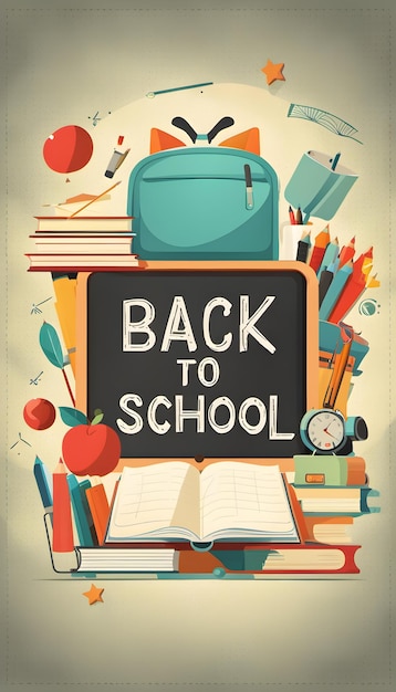 Back to school background