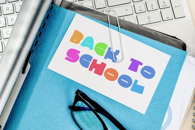 Photo back to school background