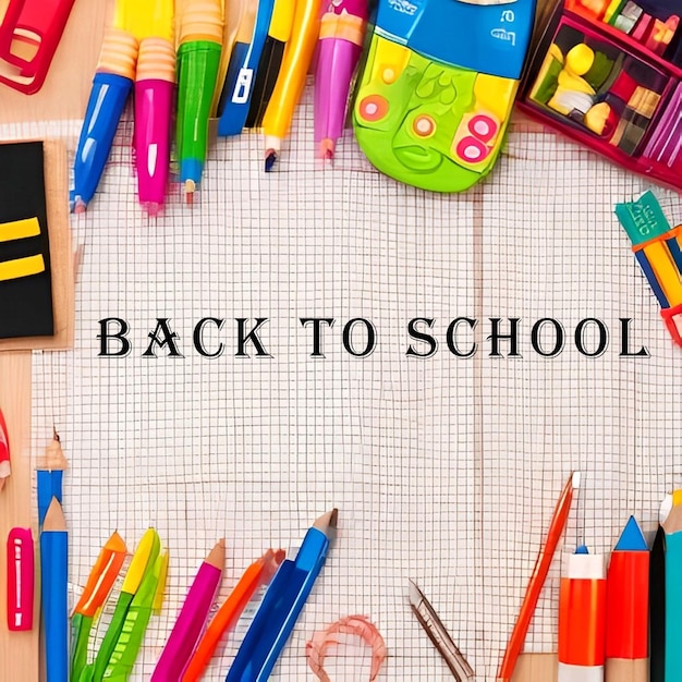 Back to school background