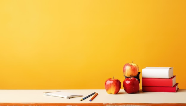 Back to school banner with copyspace background