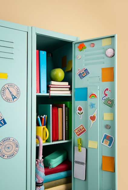 Back to school concept with locker