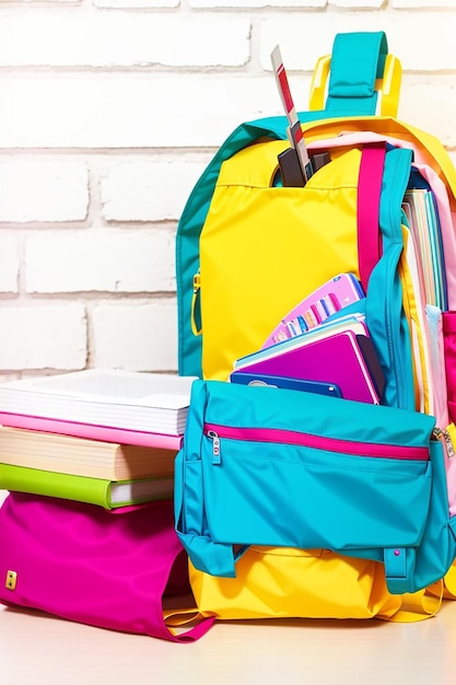 Back to school element most colorful