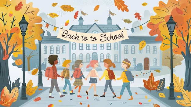 Back to School Essentials Vibrant Illustrations for Educational Success