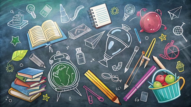 学校 に 戻る 手描き の 背景 の 絵