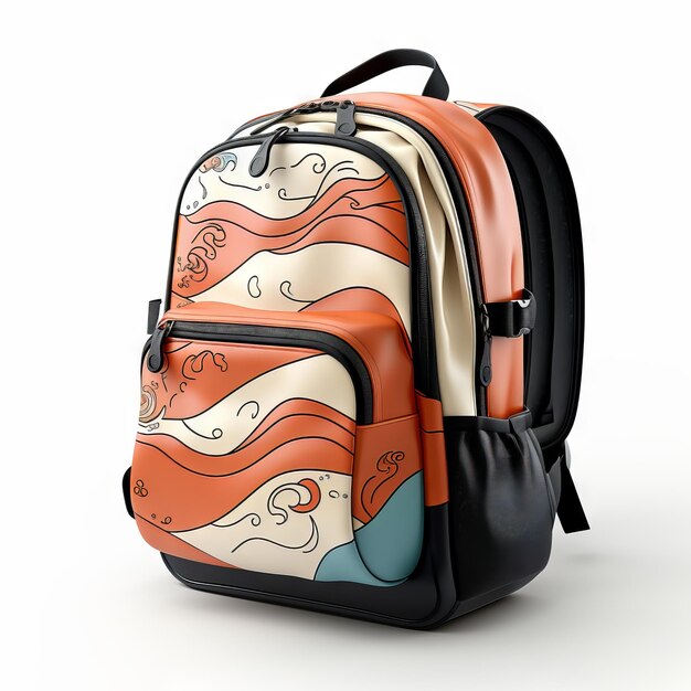 Back to school illustration backpack