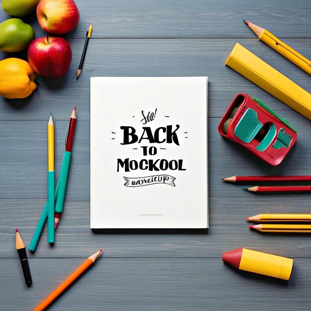 Photo back to school mockups