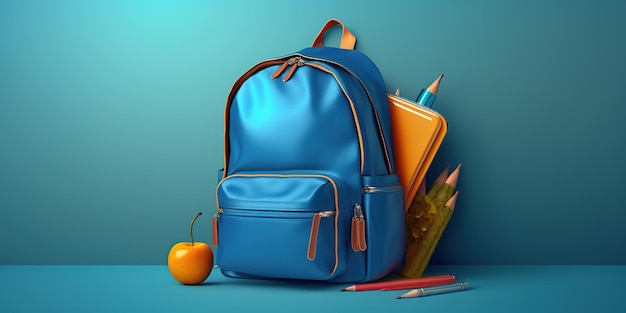 Back to School modern design illustration concept for school Children heading towards school