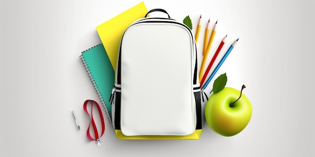 Back to School modern design illustration concept for school Children heading towards school