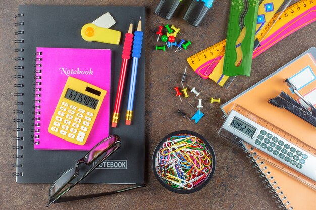 Back to school supplies and accessories