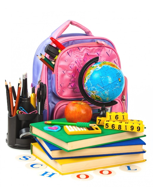 Photo back to school supplies and accessories