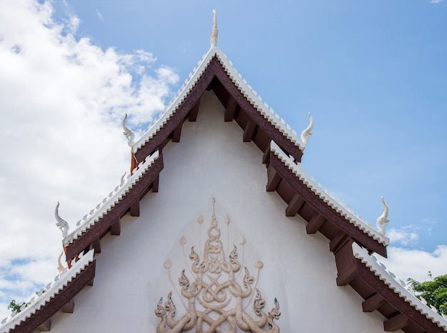 The back side of the Thai church.