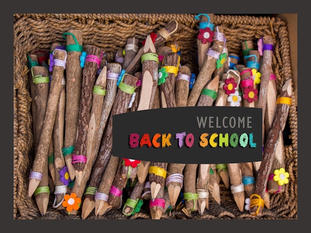 Back to School-banner Onderwijs en schoolconcept