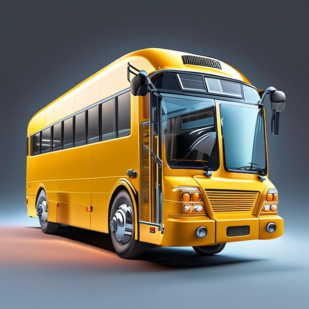 Back to School schattige schoolbus voor schoolgaande kinderen