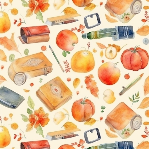 back_to_school_watercolor_pattern