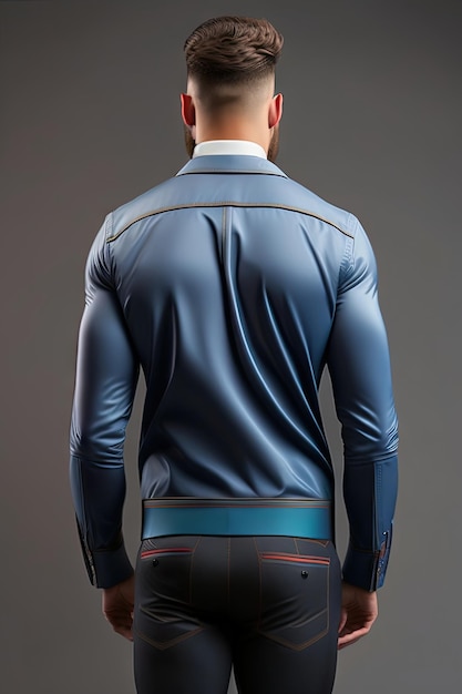 Back view of a man